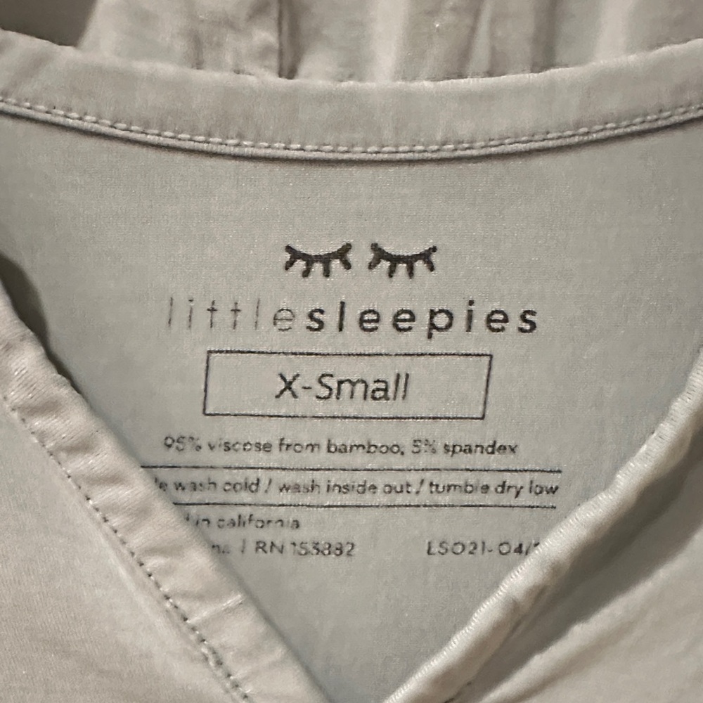 Little Sleepies Sage Green Pajama Set - Picture 2 of 3